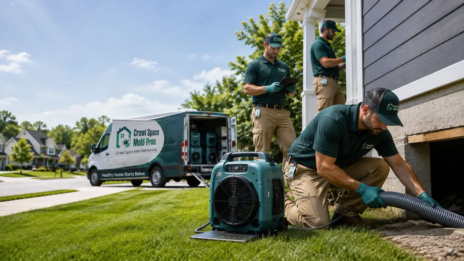 Crawl Space Mold Removal in New Haven, OH